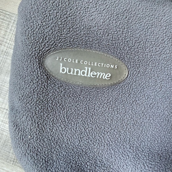 JJ Cole Car Seat Plush Soft Cozy Cover Bundle Me Grey Fleece Zippered - Picture 3 of 9